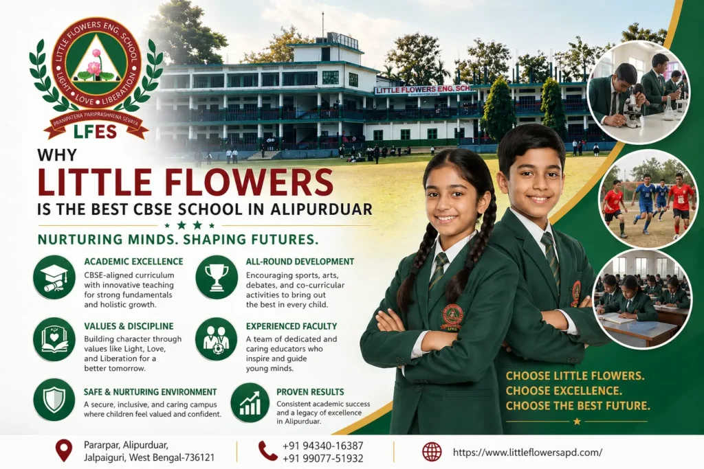 why little flowers is the best cbse school in alipurduar
